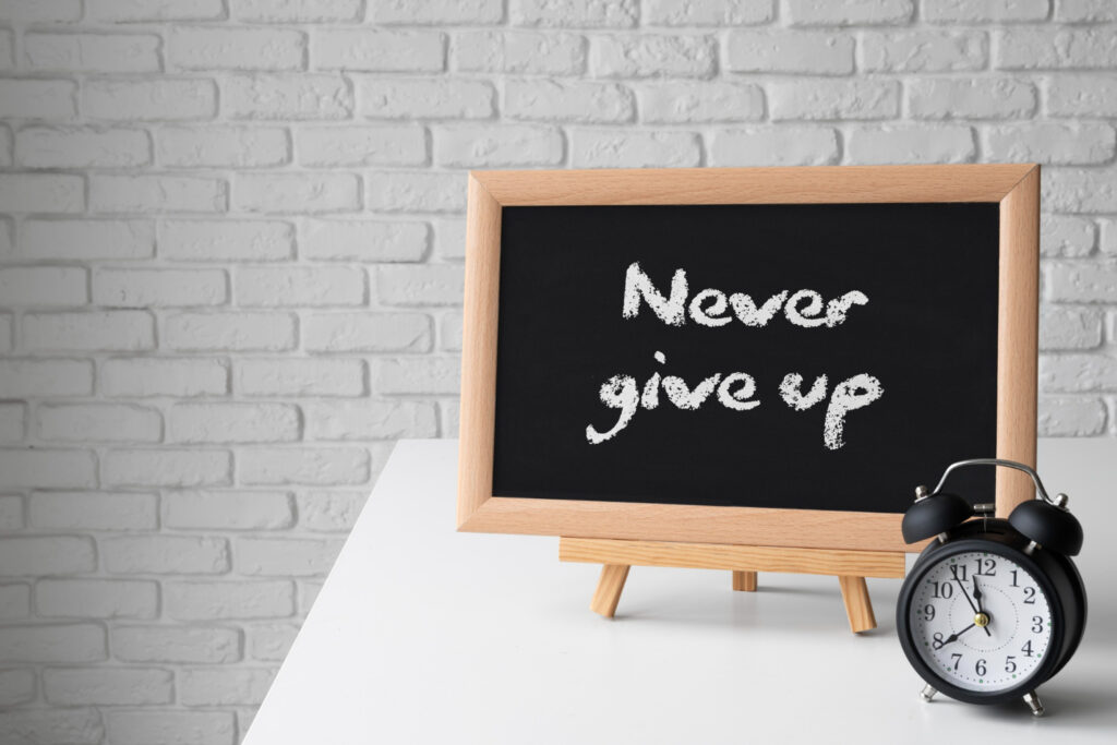 Never Give Up Shayari in English for Hard Times